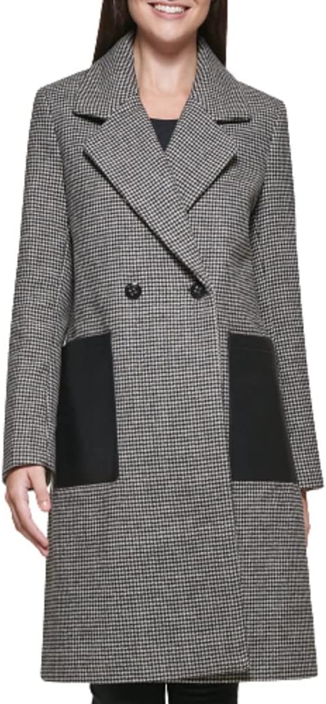 Calvin Klein Женская куртка с вырезом воротника, двубортная, с накладными карманами, Notch Collar Black/White
Calvin Klein Женская куртка с вырезом воротника, двубортная, с накладными карманами, Notch Collar Black/White