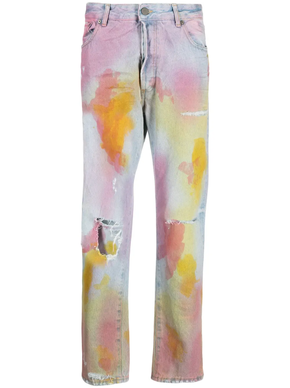 Узкие джинсы с принтом тай-дай PALM ANGELS, синий
Узкие джинсы с принтом тай-дай PALM ANGELS, синий
