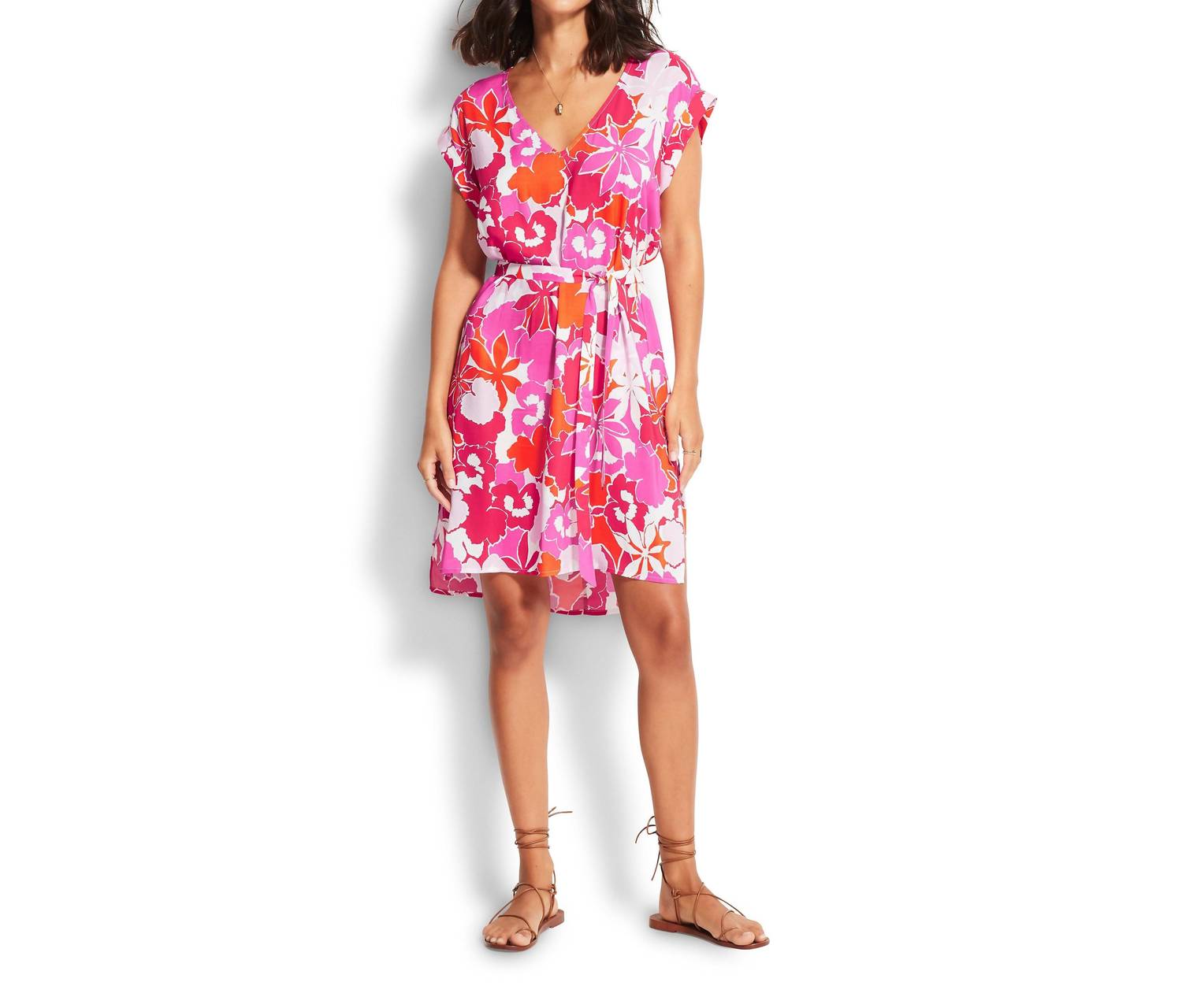 Накидка Sun Dancer в ярко-оранжевом цвете Seafolly
Накидка Sun Dancer в ярко-оранжевом цвете Seafolly