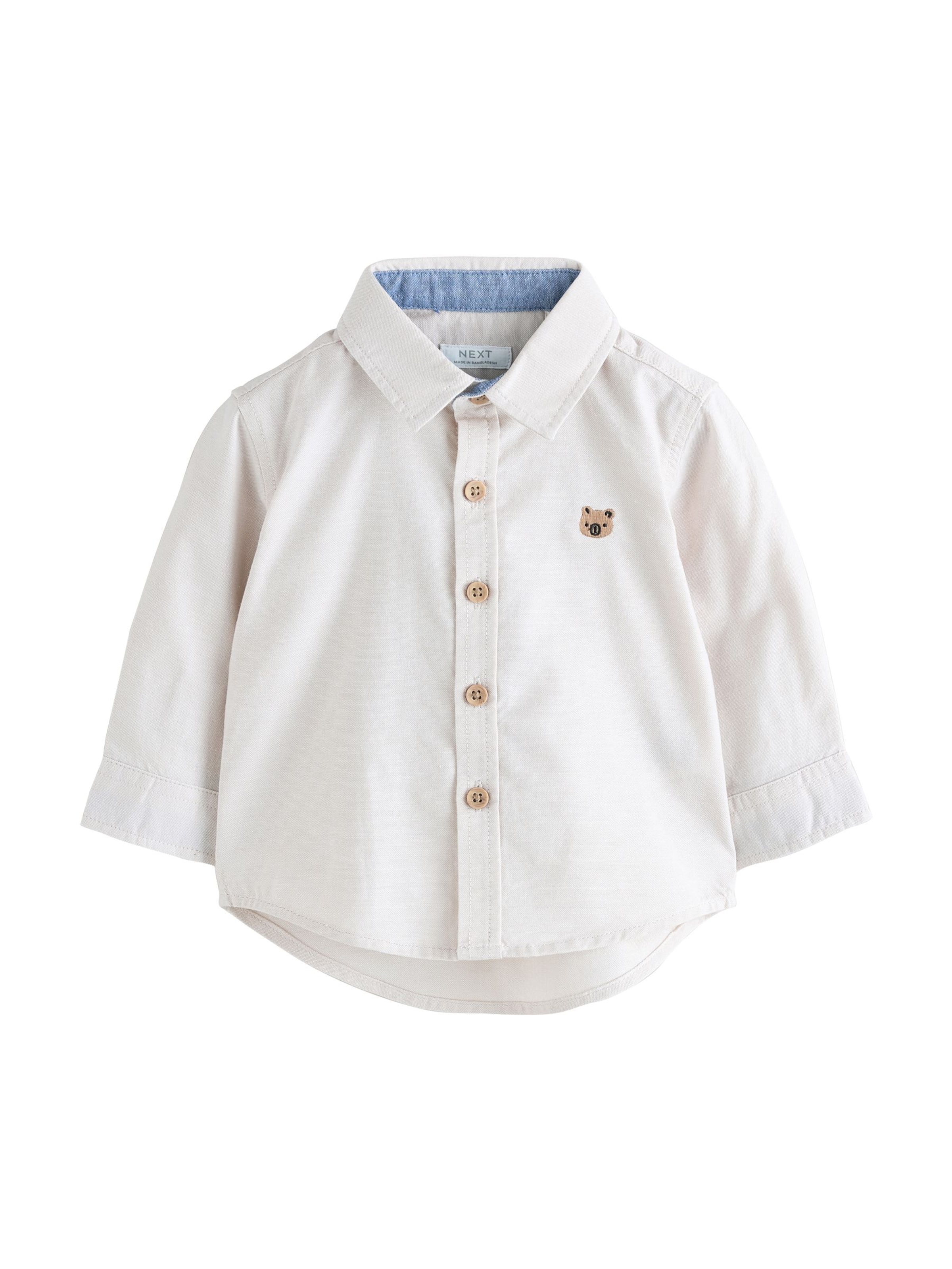 Next Рубашка на пуговицах Regular fit в цвете Ecru
Next Рубашка на пуговицах Regular fit в цвете Ecru