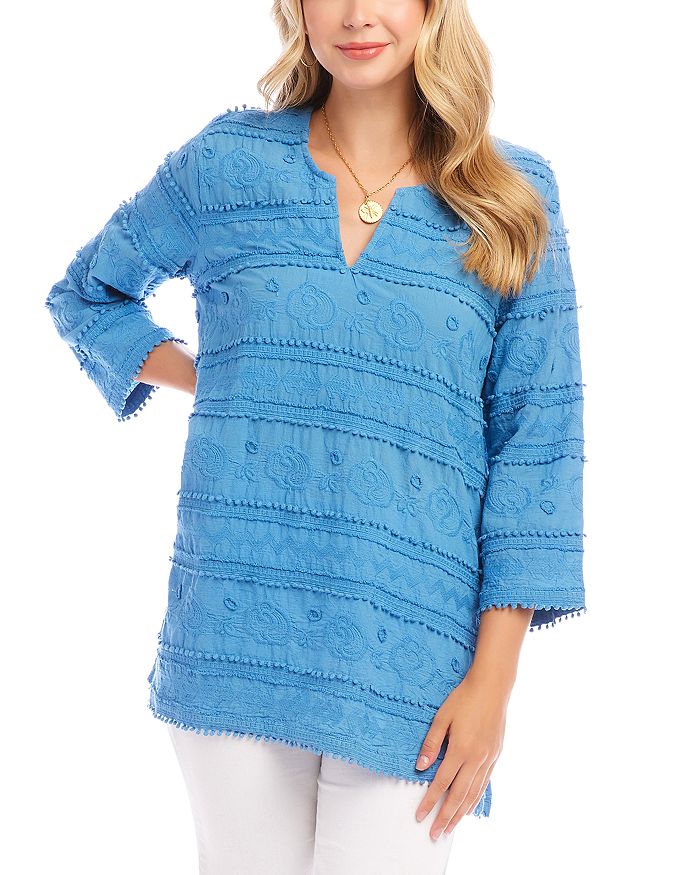 Вышитая туника Karen Kane, синий
Вышитая туника Karen Kane, синий