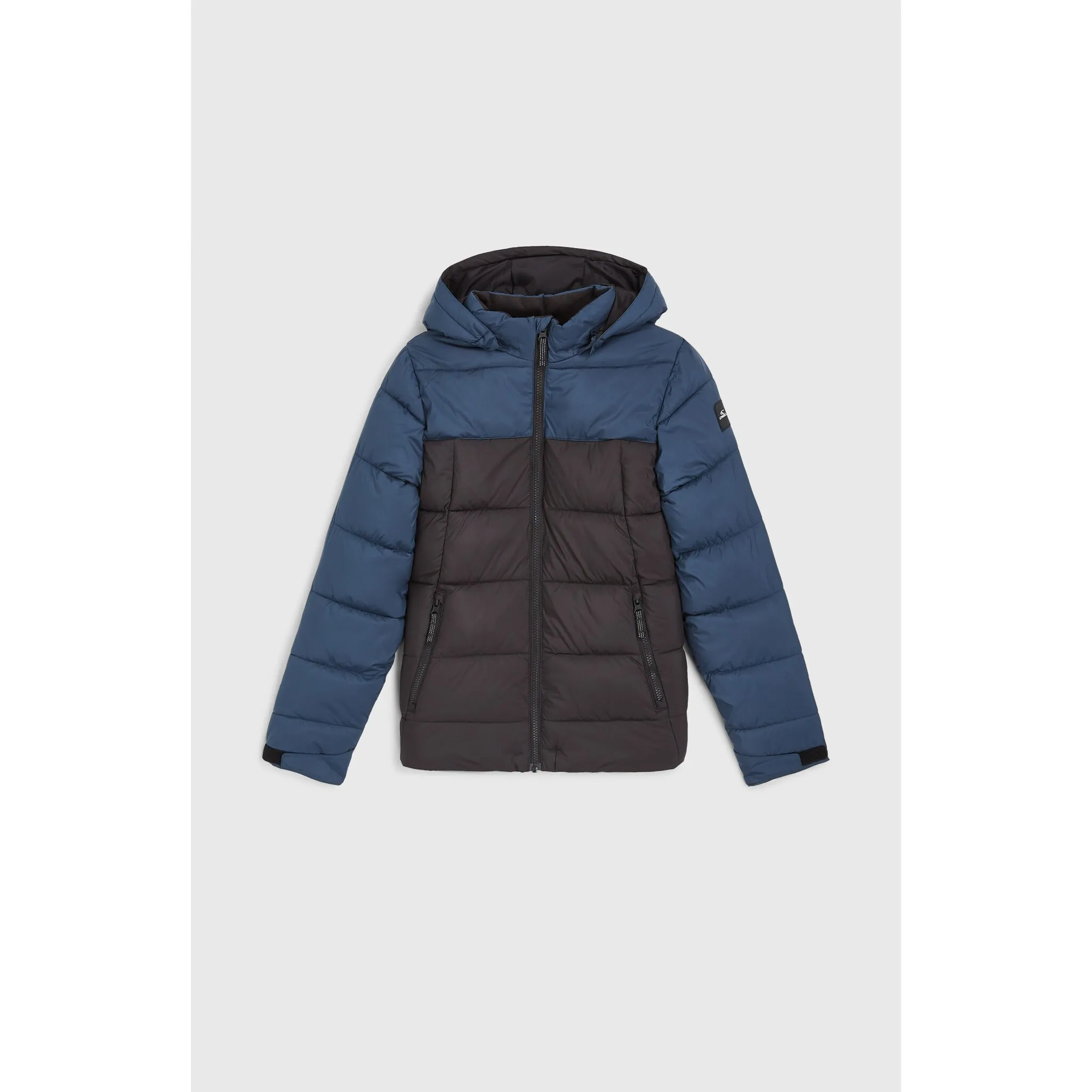 Стеганая куртка O'Neill «O'RIGINALS PUFFER JACKET», с капюшоном, цвет Alma Steel Colour Block 
Стеганая куртка O'Neill «O'RIGINALS PUFFER JACKET», с капюшоном, цвет Alma Steel Colour Block