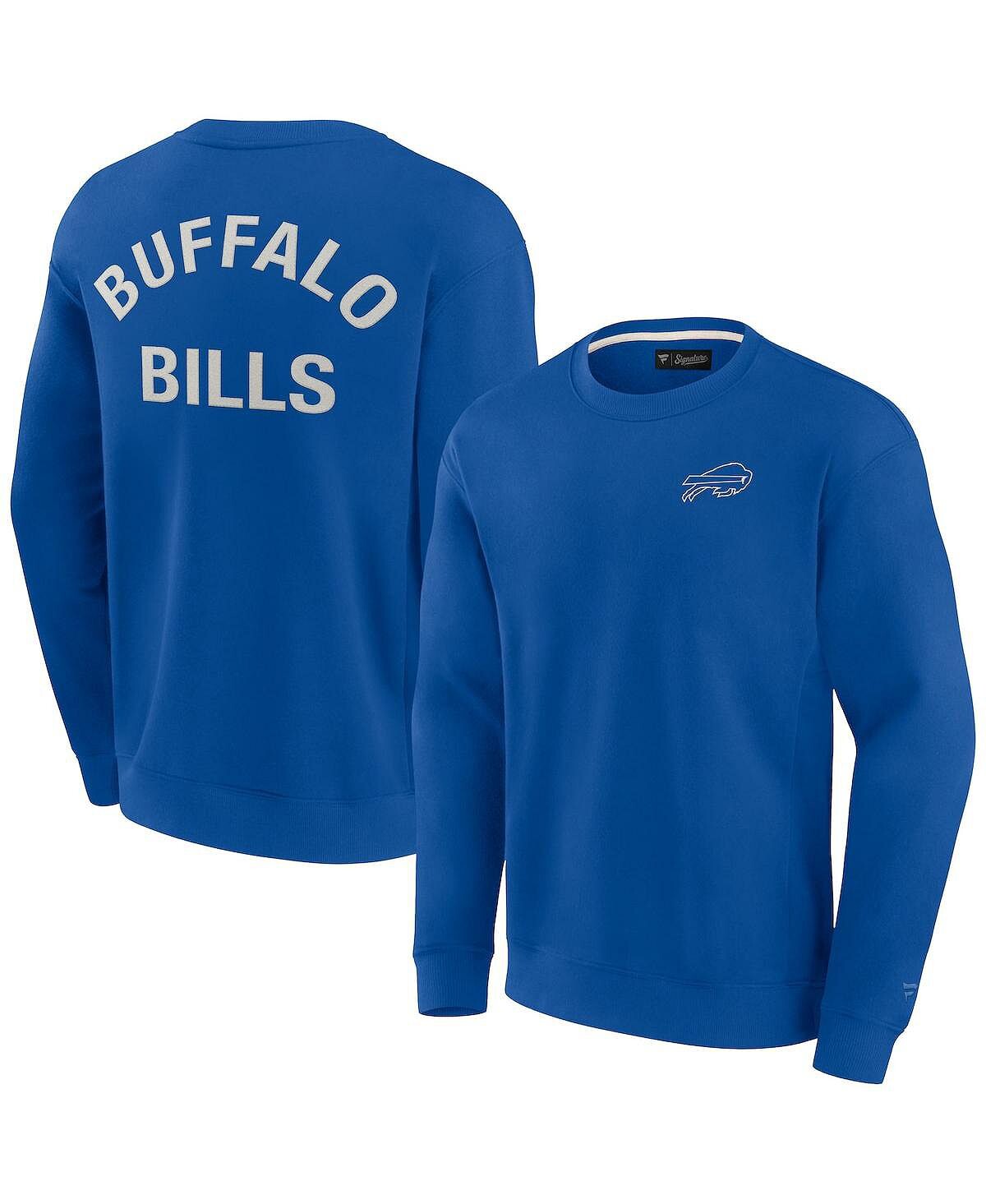 Мужской и женский супермягкий пуловер Royal Buffalo Bills, свитшот с круглым вырезом Fanatics Signature
Мужской и женский супермягкий пуловер Royal Buffalo Bills, свитшот с круглым вырезом Fanatics Signature