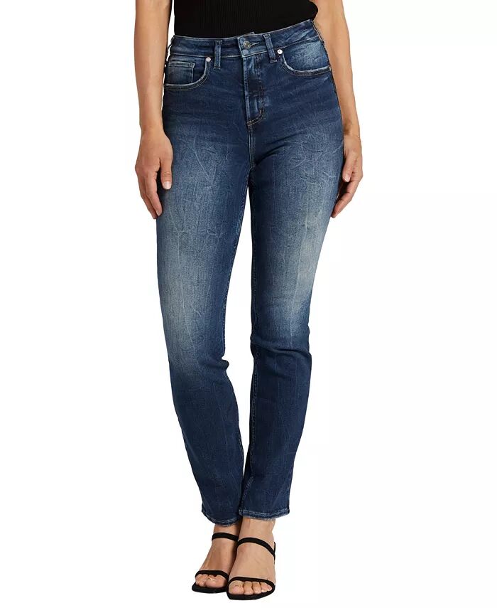 Женские джинсы Infinite Fit с высокой посадкой, прямые, эластичные Silver Jeans Co., синий
Женские джинсы Infinite Fit с высокой посадкой, прямые, эластичные Silver Jeans Co., синий