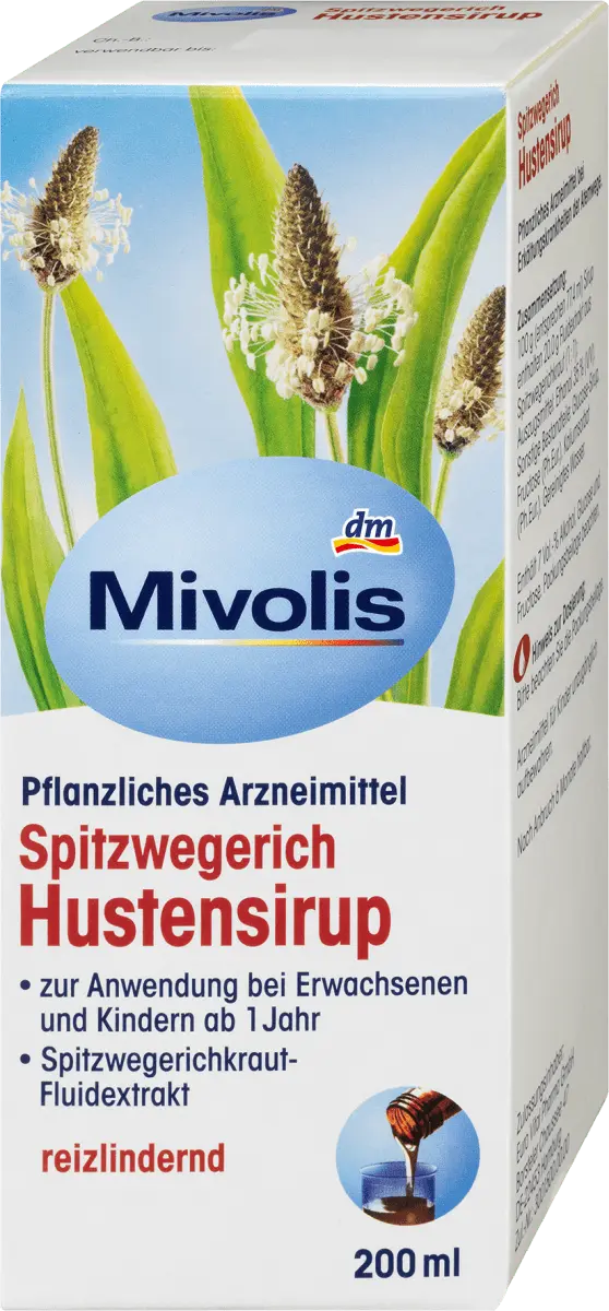 Сироп от кашля подорожник 200 мл Mivolis
Сироп от кашля подорожник 200 мл Mivolis