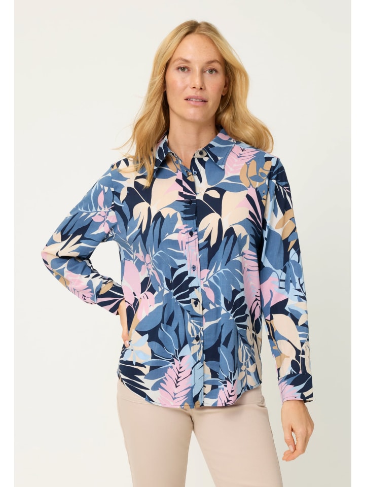 Olsen Блузка синего и розового цвета
Olsen Блузка синего и розового цвета