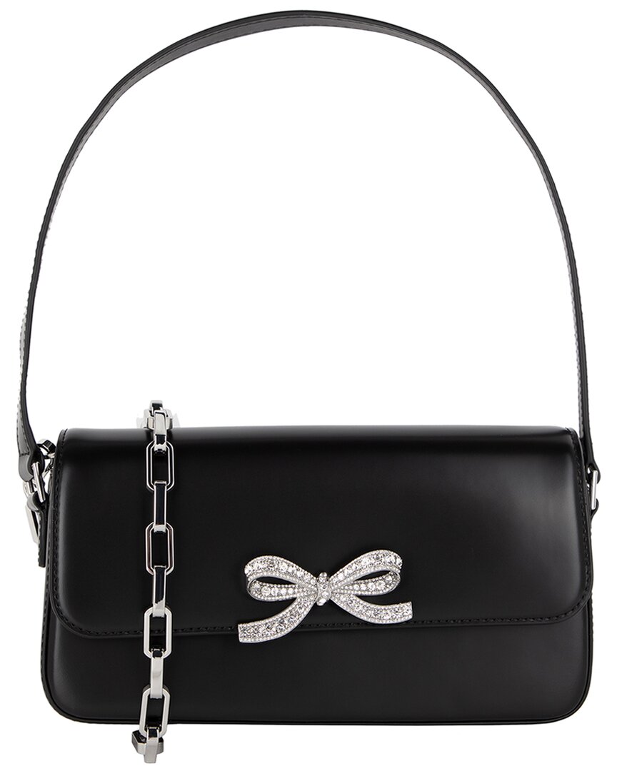 Self-Portrait Кожаная сумка-кроссбоди с бантом, черный
Self-Portrait Кожаная сумка-кроссбоди с бантом, черный