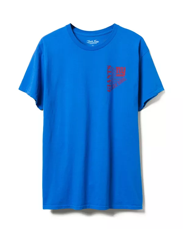 Футболка унисекс с символикой команды New York Giants. Junk Food Clothing, синий
Футболка унисекс с символикой команды New York Giants. Junk Food Clothing, синий
