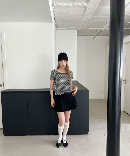 4INT. Футболка клетчатая с круглым вырезом и коротким рукавом, 4INT, серый
4INT. Футболка клетчатая с круглым вырезом и коротким рукавом, 4INT, серый