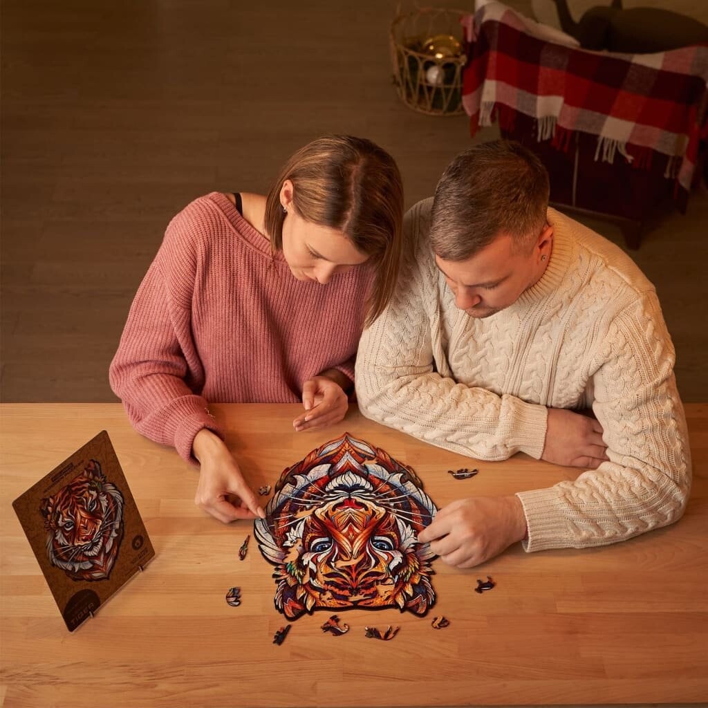 UNIDRAGON Деревянный пазл Lovely Tiger, 181 предмет, M, 25x32 см
UNIDRAGON Деревянный пазл Lovely Tiger, 181 предмет, M, 25x32 см