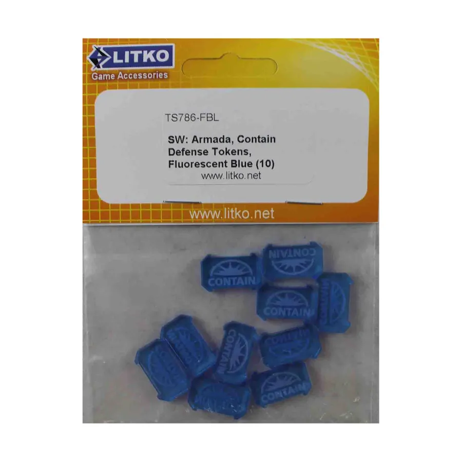 Жетоны защиты — Содержать, синие, Star Wars - Armada Gaming Accessories (Litko Aerosystems)
Жетоны защиты — Содержать, синие, Star Wars - Armada Gaming Accessories (Litko Aerosystems)