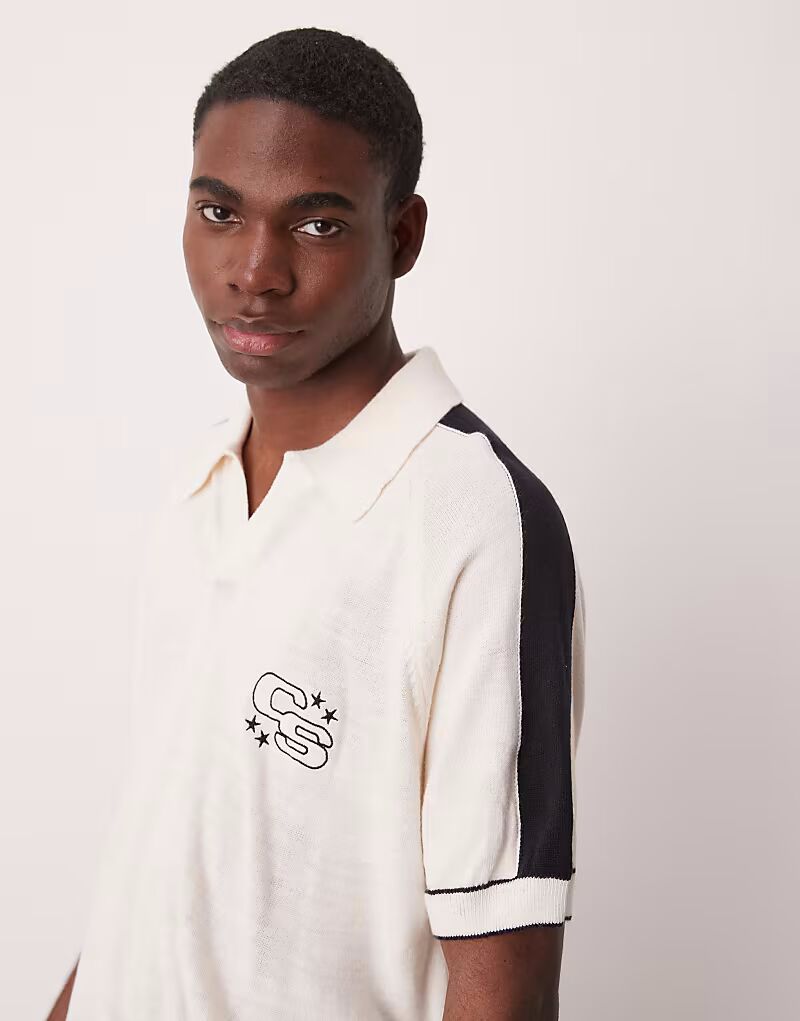 Свободное поло свободного кроя с вышивкой белого цвета от ASOS DESIGN
Свободное поло свободного кроя с вышивкой белого цвета от ASOS DESIGN