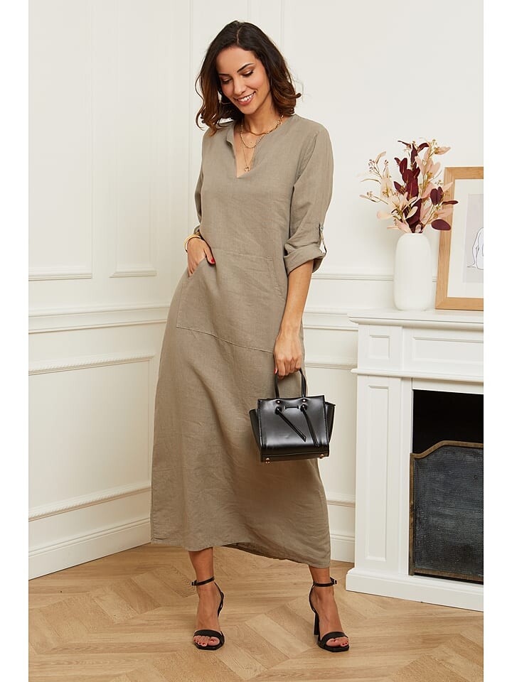 Длинное платье Le Monde du Lin Leinen, серо-коричневый
Длинное платье Le Monde du Lin Leinen, серо-коричневый