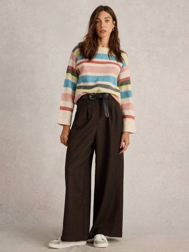 Джемпер-суфле в полоску от софии White Stuff, цвет Natural/Multi 
Джемпер-суфле в полоску от софии White Stuff, цвет Natural/Multi