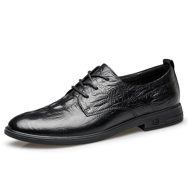 Туфли мужские Men"s Casual Men Low-Top Laorentou, цвет Black embossed
Туфли мужские Men"s Casual Men Low-Top Laorentou, цвет Black embossed