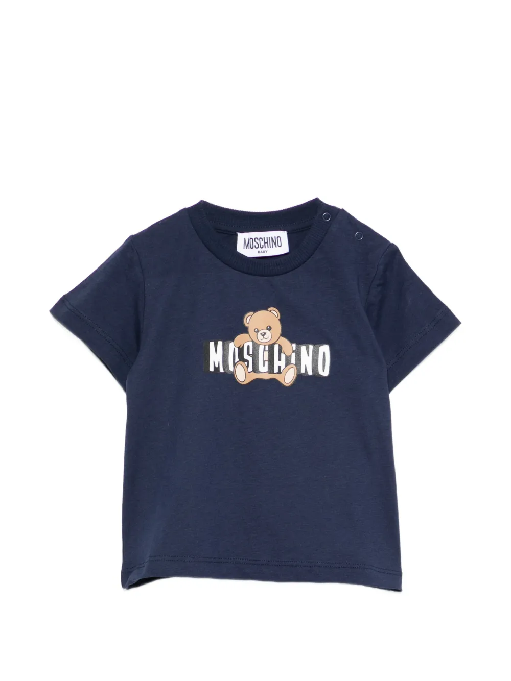 Футболка с медвежьим мотивом Moschino Kids, синий
Футболка с медвежьим мотивом Moschino Kids, синий
