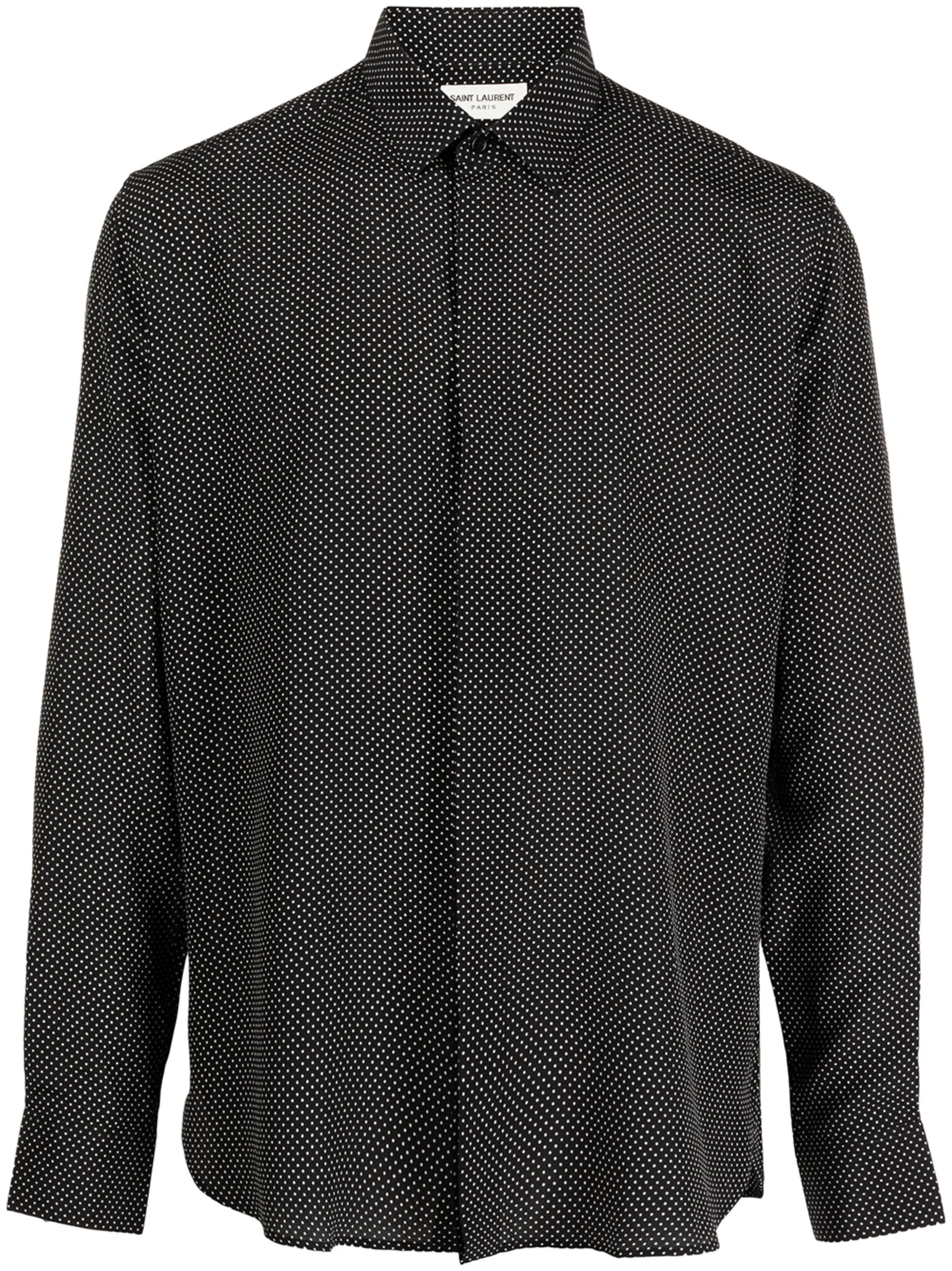 Рубашка Yves в горох Saint Laurent, черный
Рубашка Yves в горох Saint Laurent, черный