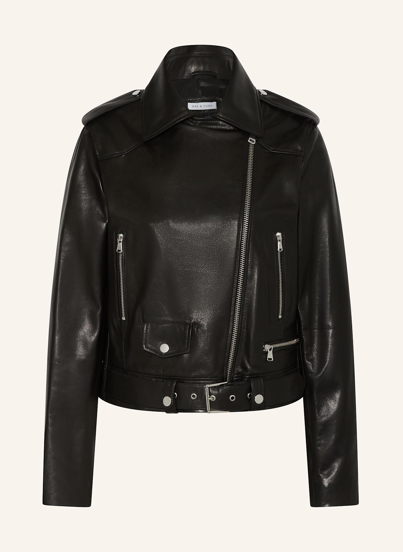 Кожаная куртка Mrs & Hugs, черный
Кожаная куртка Mrs & Hugs, черный