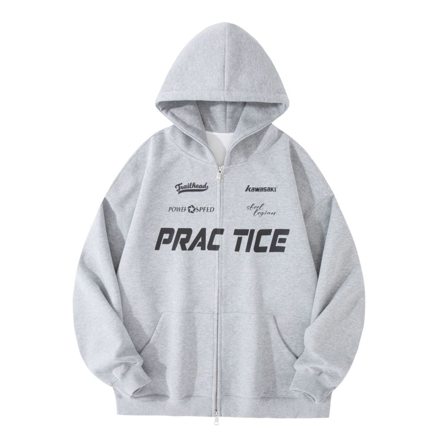 Унисекс свитшот Kawasaki, серый
Унисекс свитшот Kawasaki, серый