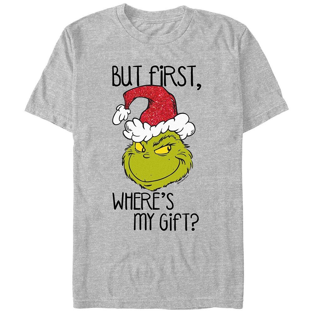 Большой и высокий Доктор Сьюз Гринч, но сначала, где моя подарочная футболка с рисунком Licensed Character, цвет Athletic Heather
Большой и высокий Доктор Сьюз Гринч, но сначала, где моя подарочная футболка с рисунком Licensed Character, цвет Athletic Heather