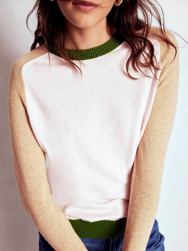 Свитер Meg Saddie с цветными блоками Boden, Pink/Green
Свитер Meg Saddie с цветными блоками Boden, Pink/Green