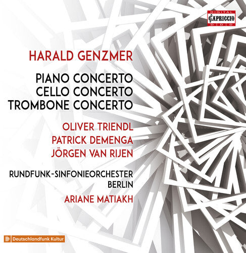 CD диск Genzmer / Triendl / Matiakh: Piano Concerto 1 / Cello Concerto / Trombone
CD диск Genzmer / Triendl / Matiakh: Piano Concerto 1 / Cello Concerto / Trombone