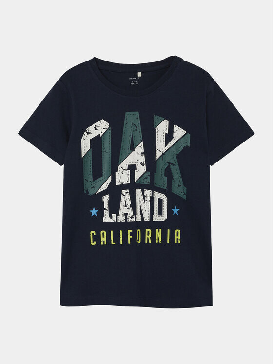 Футболка синяя стандартного кроя Name It, синий
Футболка синяя стандартного кроя Name It, синий