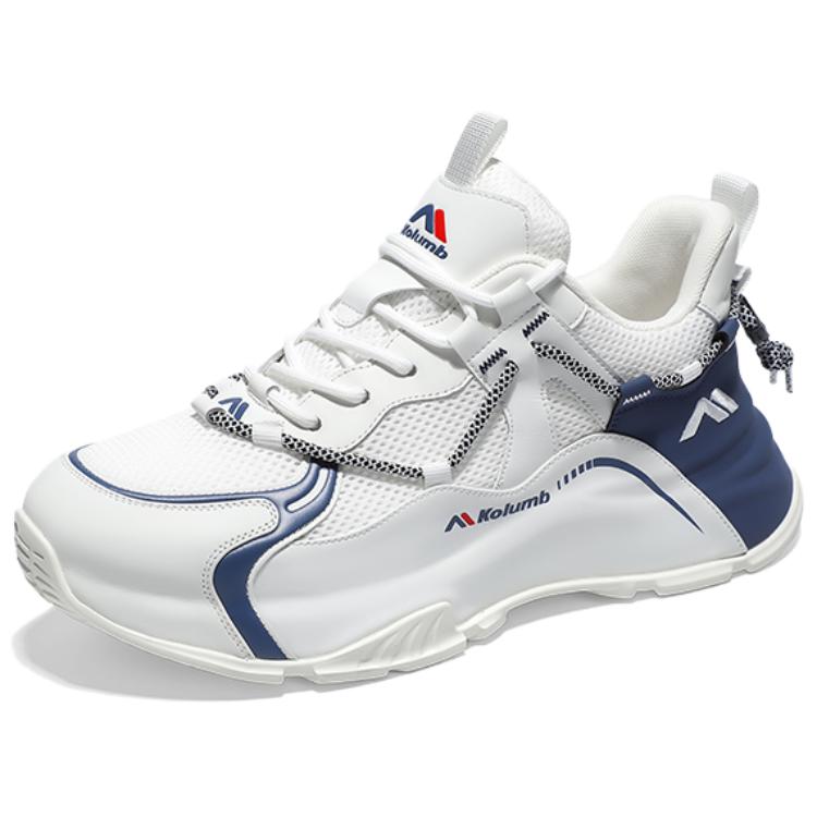 Kolumb Нескользящие легкие повседневные туфли среднего размера, мужские, белые, синие
Kolumb Нескользящие легкие повседневные туфли среднего размера, мужские, белые, синие