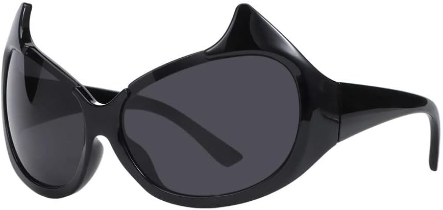 Солнцезащитные очки Gerrit Cute Cat Eye для женщин, солнцезащитные очки в стиле Y2K с маленькими дьявольскими ушками, большие винтажные солнцезащитные очки в стиле панк (черные), Style
Солнцезащитные очки Gerrit Cute Cat Eye для женщин, солнцезащитные очки в стиле Y2K с маленькими дьявольскими ушками, большие винтажные солнцезащитные очки в стиле панк (черные), Style