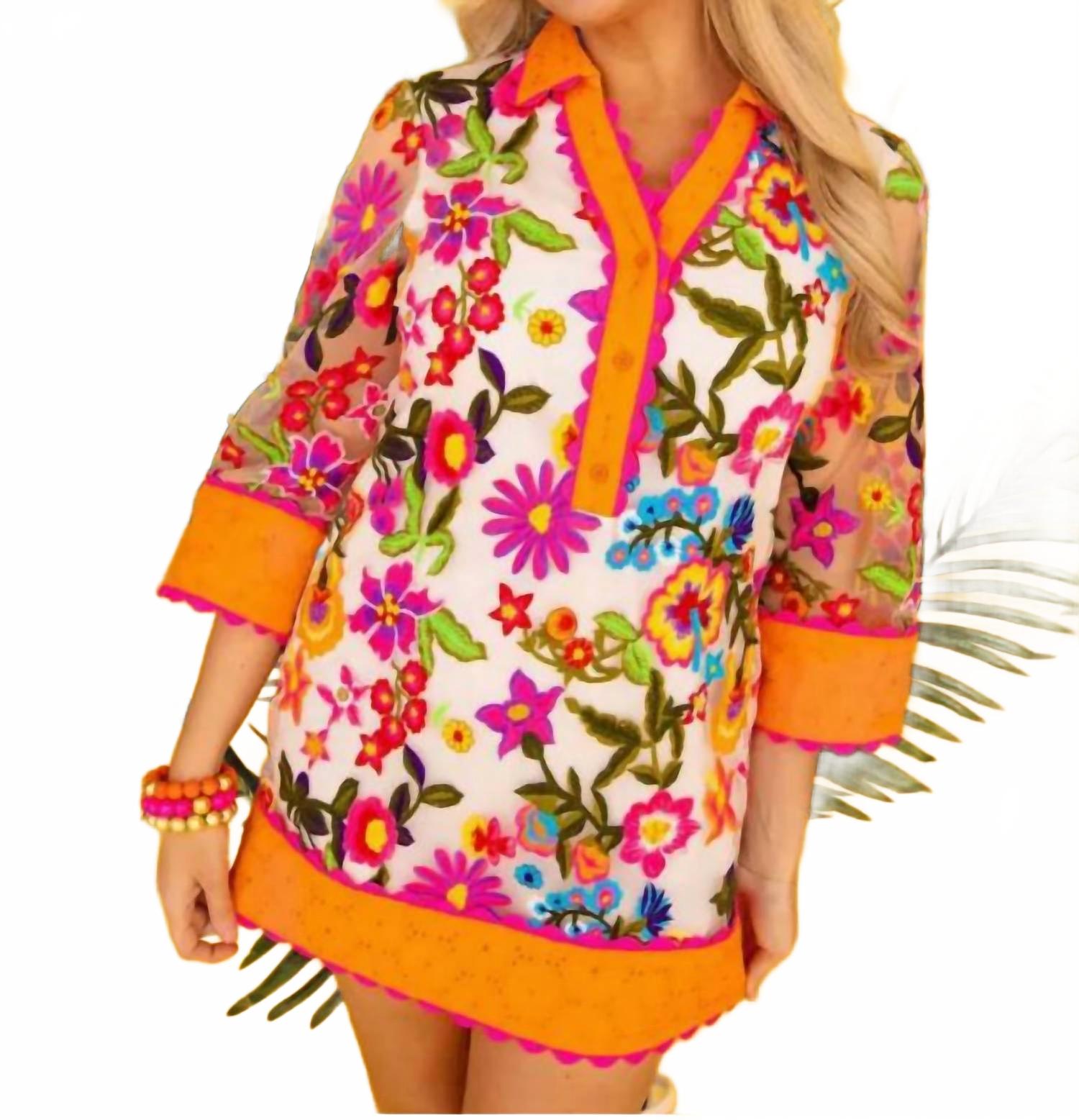 Платье-рубашка St Tropez с вышивкой в мультиколоре Brianna Cannon
Платье-рубашка St Tropez с вышивкой в мультиколоре Brianna Cannon