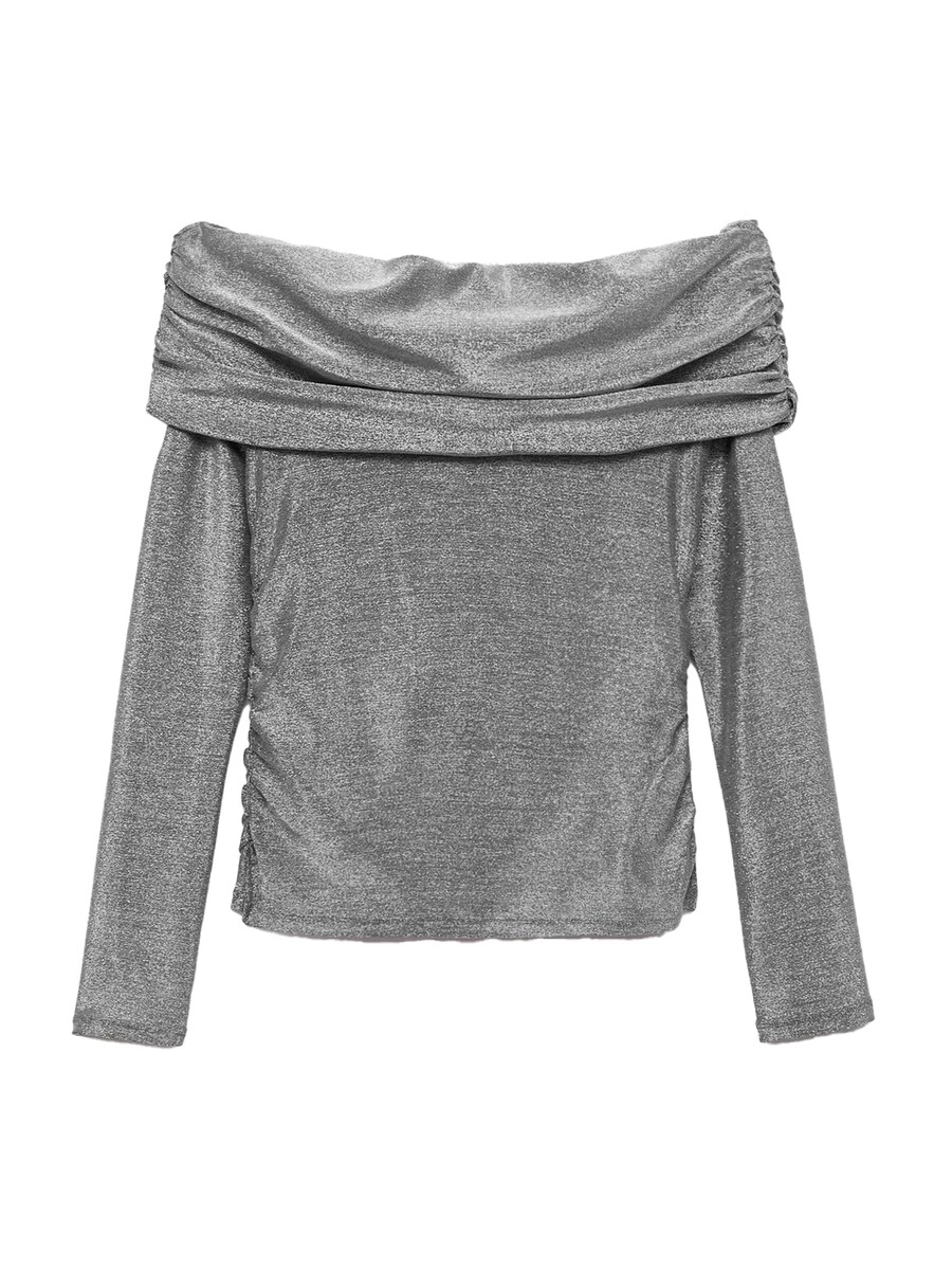 Лонгслив MANGO Shirt XTOM, серебряный
Лонгслив MANGO Shirt XTOM, серебряный