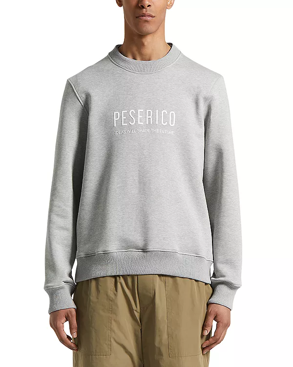 Хлопковая толстовка с логотипом Peserico, серый
Хлопковая толстовка с логотипом Peserico, серый