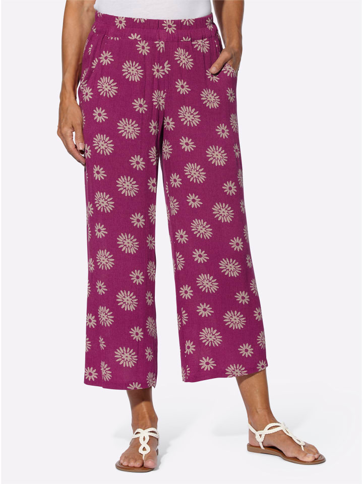 Брюки с принтом в виде вереска и кунжута WITT WEIDEN
Брюки с принтом в виде вереска и кунжута WITT WEIDEN