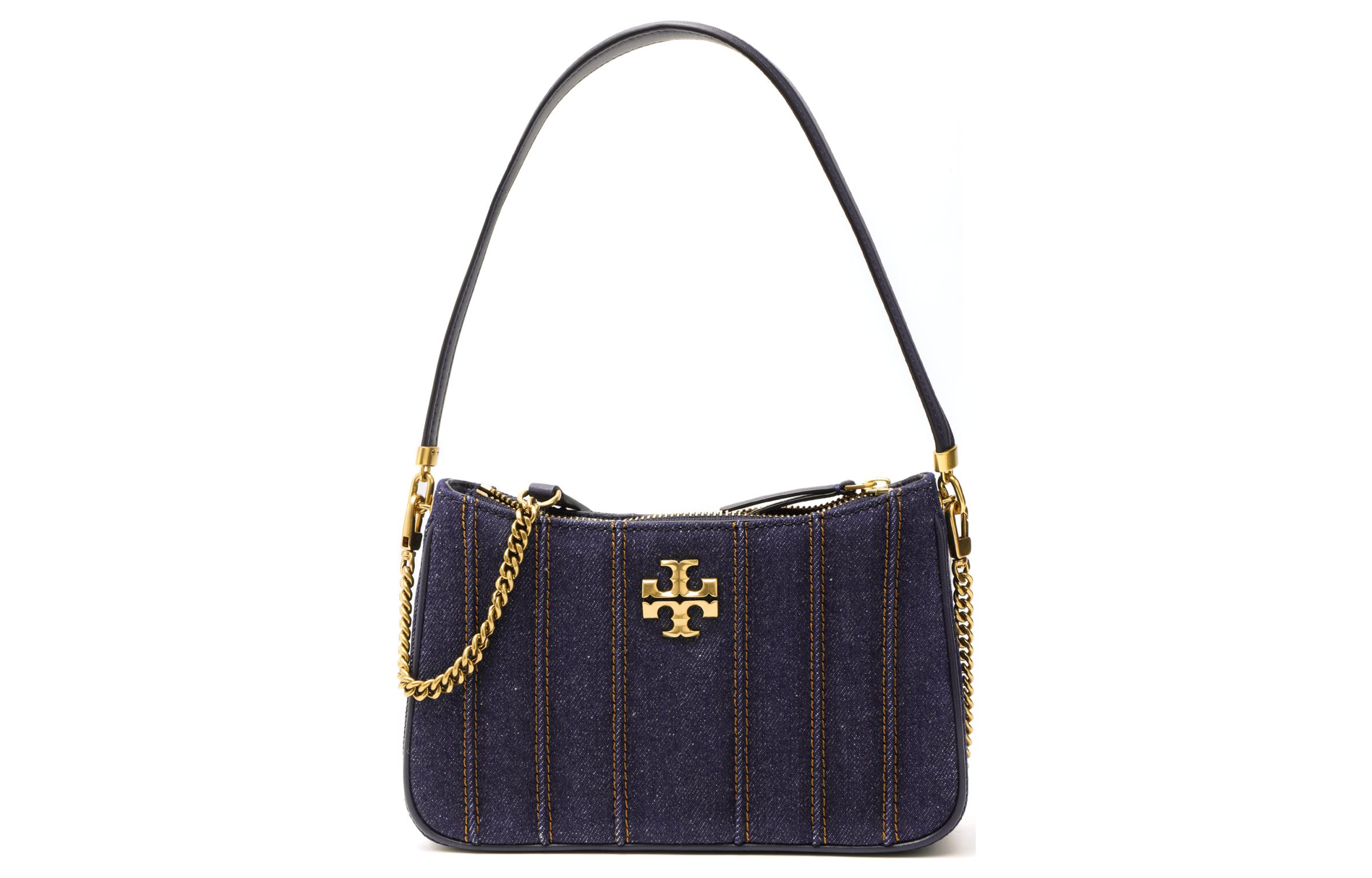 TORY BURCH Кожаная сумка через плечо мини женская морская синяя 
TORY BURCH Кожаная сумка через плечо мини женская морская синяя