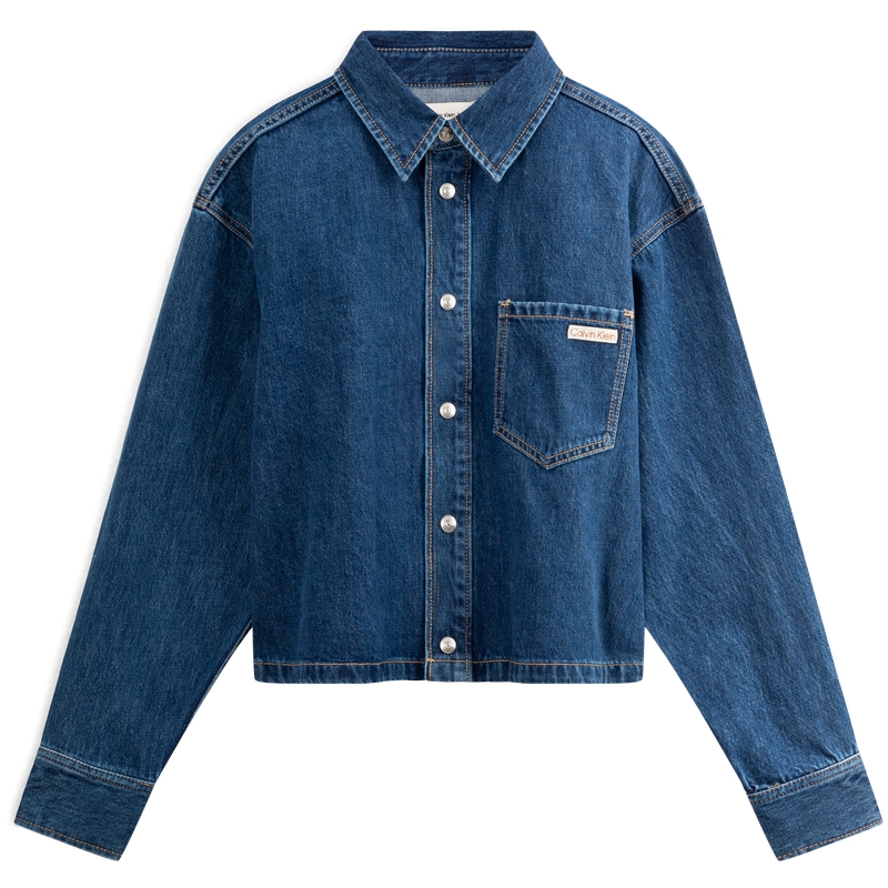 Calvin Klein Рубашка Women's Denim Blue
Calvin Klein Рубашка Women's Denim Blue