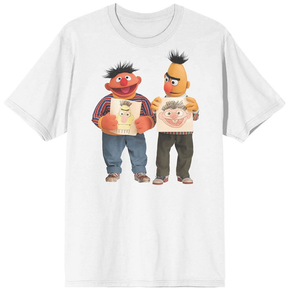Мужская футболка с короткими рукавами и рисунком «Улица Сезам Bert And Ernie» Licensed Character, белый
Мужская футболка с короткими рукавами и рисунком «Улица Сезам Bert And Ernie» Licensed Character, белый