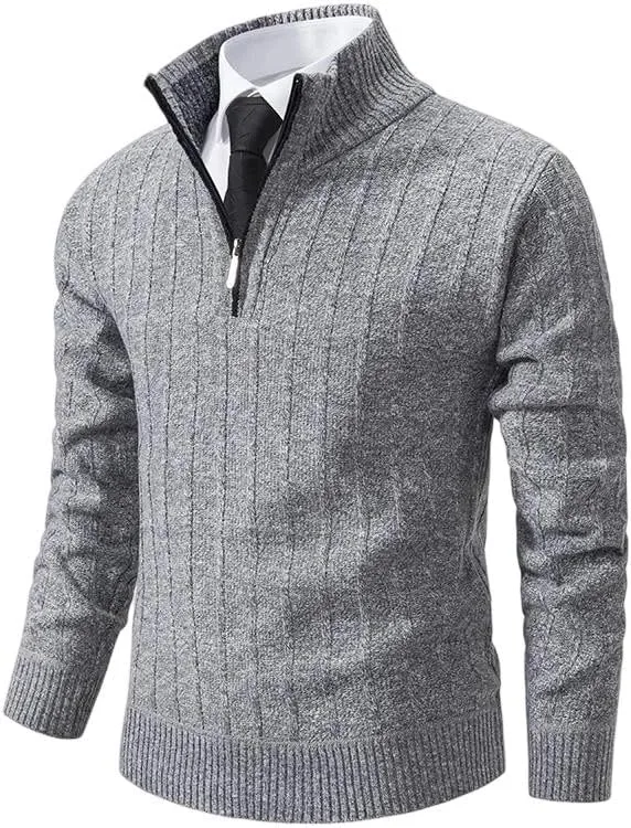 Мужской однотонный свитер с длинным рукавом
Мужской однотонный свитер с длинным рукавом