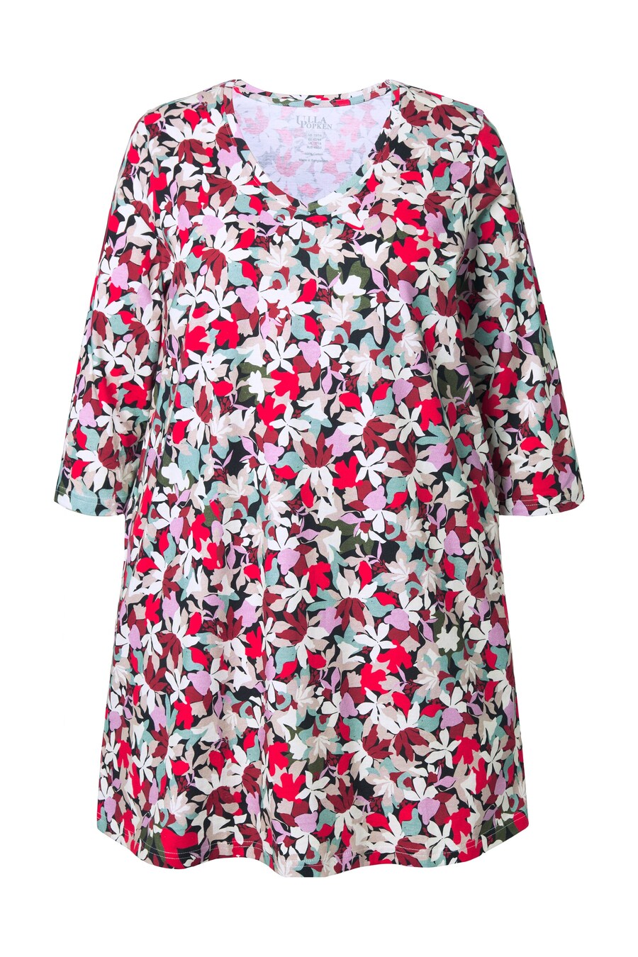 Рубашка Ulla Popken, красный/бордовый
Рубашка Ulla Popken, красный/бордовый