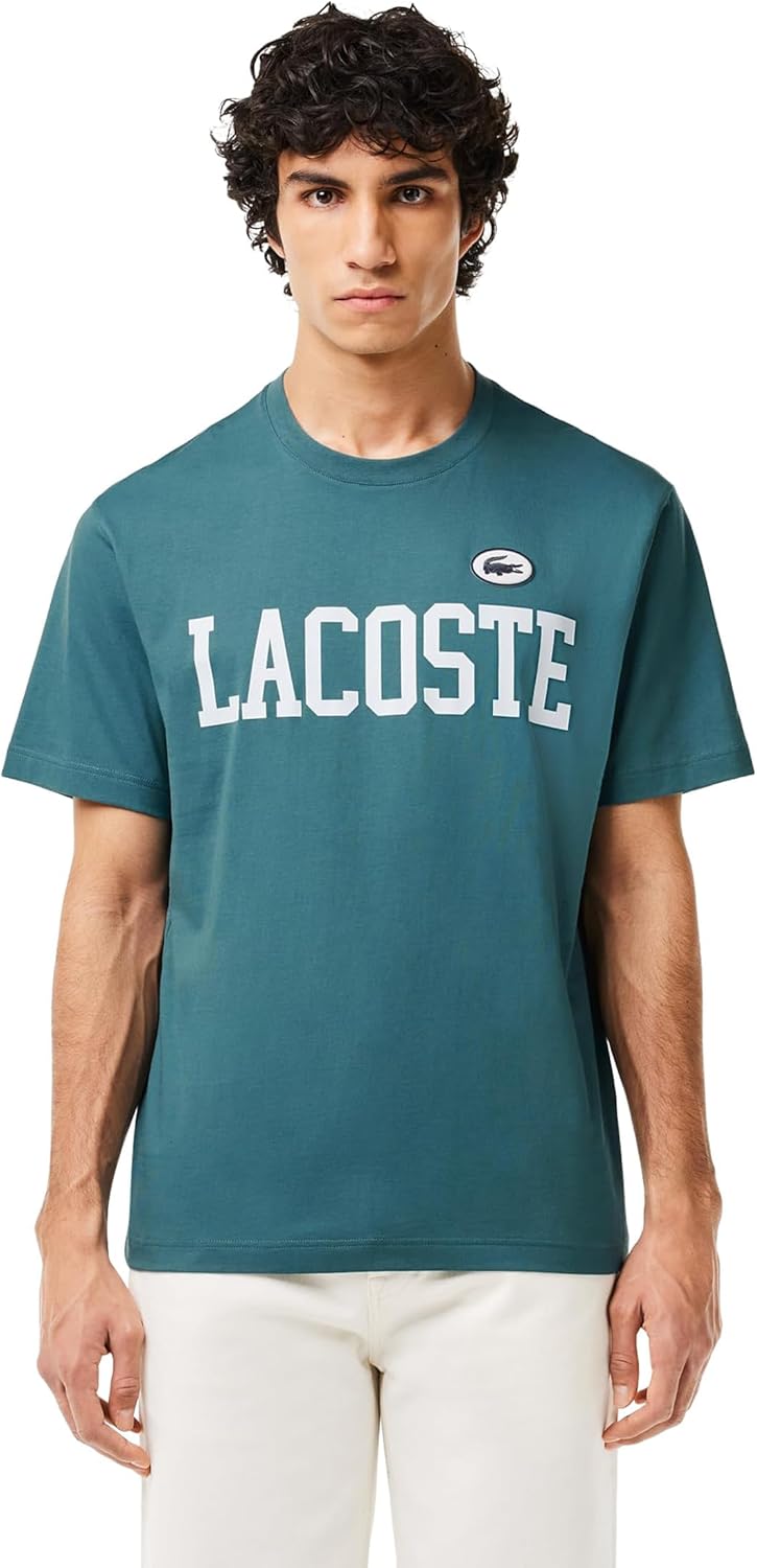 Мужская футболка Lacoste с коротким рукавом, классического кроя, с крупной надписью Lacoste., Hydro
Мужская футболка Lacoste с коротким рукавом, классического кроя, с крупной надписью Lacoste., Hydro