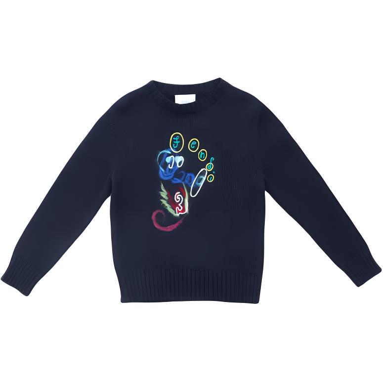 Детский свитер FENDI, темно-синий
Детский свитер FENDI, темно-синий