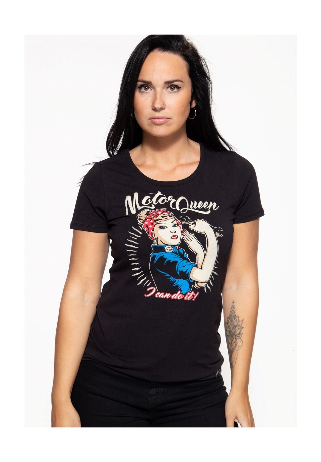 Футболка с принтом Базовая футболка Motor Queen I Can Do It Queen Kerosin, черный
Футболка с принтом Базовая футболка Motor Queen I Can Do It Queen Kerosin, черный