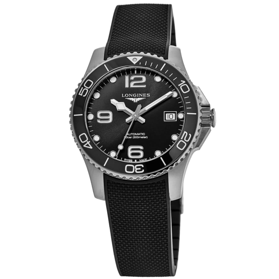 Мужские часы Longines HydroConquest Automatic с черным циферблатом и каучуковым ремешком L3.780.4.56.9
Мужские часы Longines HydroConquest Automatic с черным циферблатом и каучуковым ремешком L3.780.4.56.9