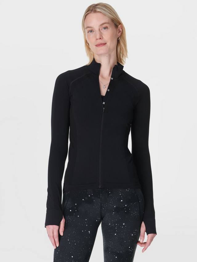 Атлетическая бесшовная молния топ для тренировок Sweaty Betty, Black
Атлетическая бесшовная молния топ для тренировок Sweaty Betty, Black