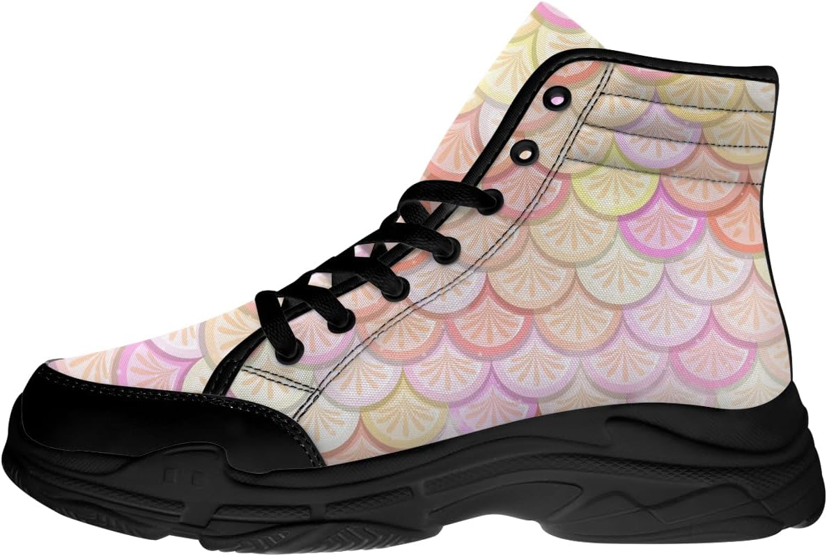 Высокие кеды для женщин с чешуей русалки, на шнуровке, сандалии из канвы, подарок для нее Quorax, желтый
Высокие кеды для женщин с чешуей русалки, на шнуровке, сандалии из канвы, подарок для нее Quorax, желтый