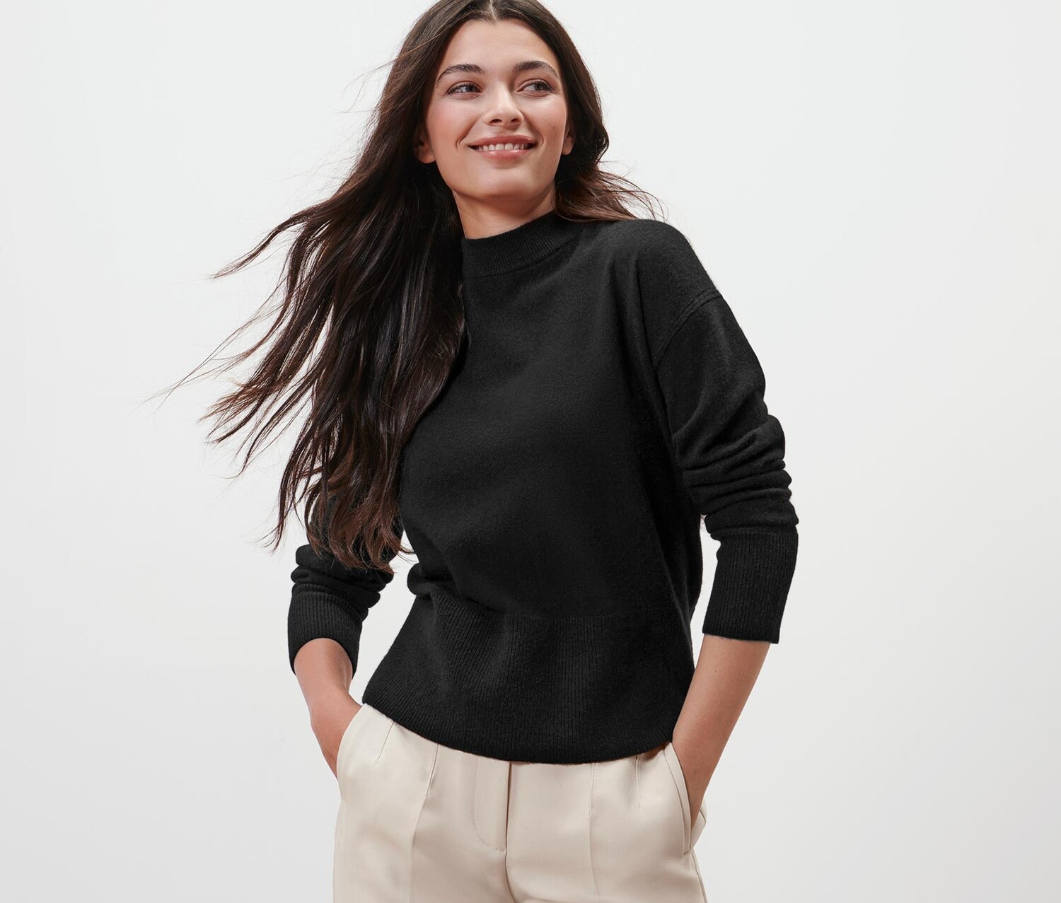 Свитер тонкой вязки с кашемиром Tchibo, черный
Свитер тонкой вязки с кашемиром Tchibo, черный