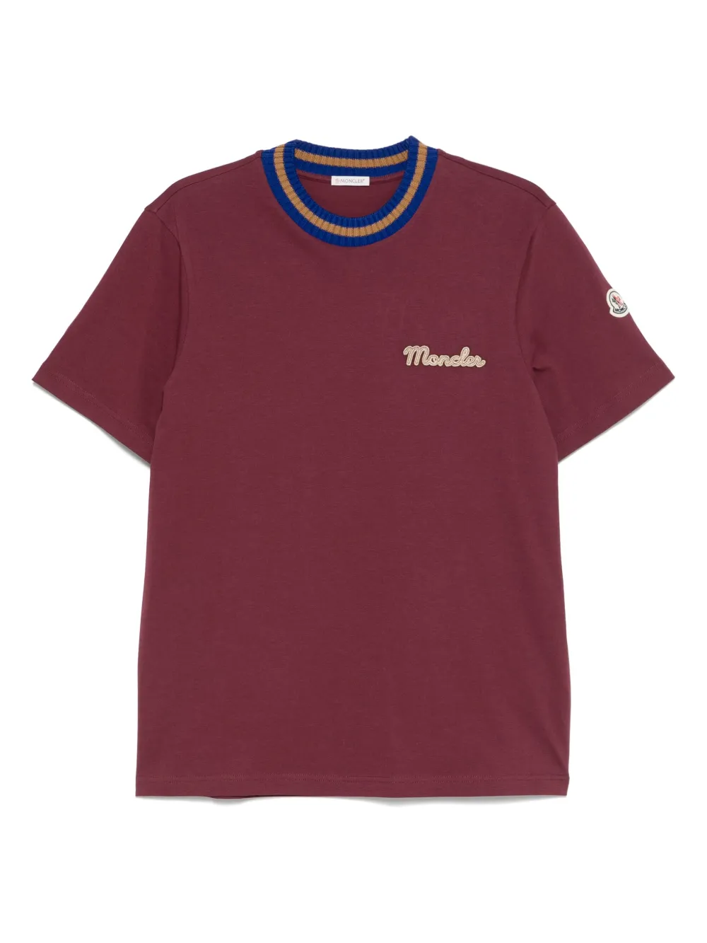 Футболка с вышитым логотипом MONCLER, красный
Футболка с вышитым логотипом MONCLER, красный