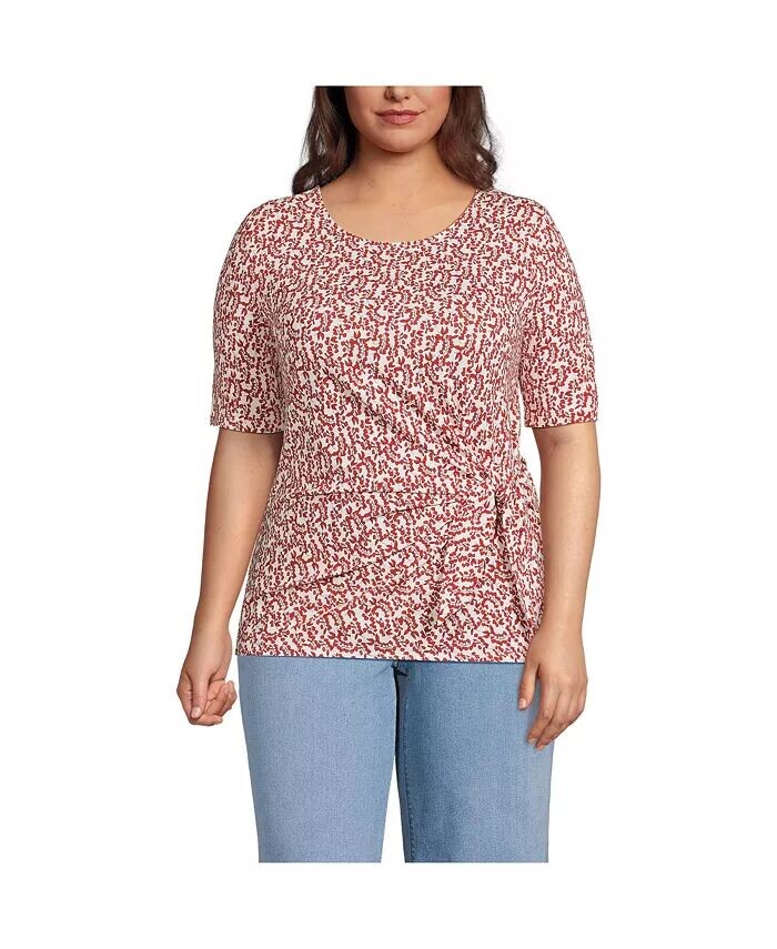 Легкий топ из джерси больших размеров с завязкой спереди Lands' End, оранжевый
Легкий топ из джерси больших размеров с завязкой спереди Lands' End, оранжевый