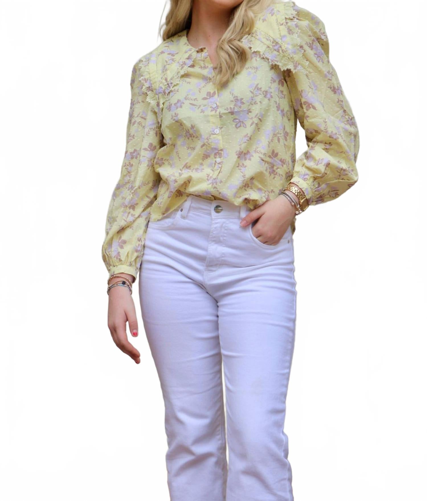 Stella Puff блуза с длинными рукавами на пуговицах в желтом цвете OLIVACEOUS
Stella Puff блуза с длинными рукавами на пуговицах в желтом цвете OLIVACEOUS