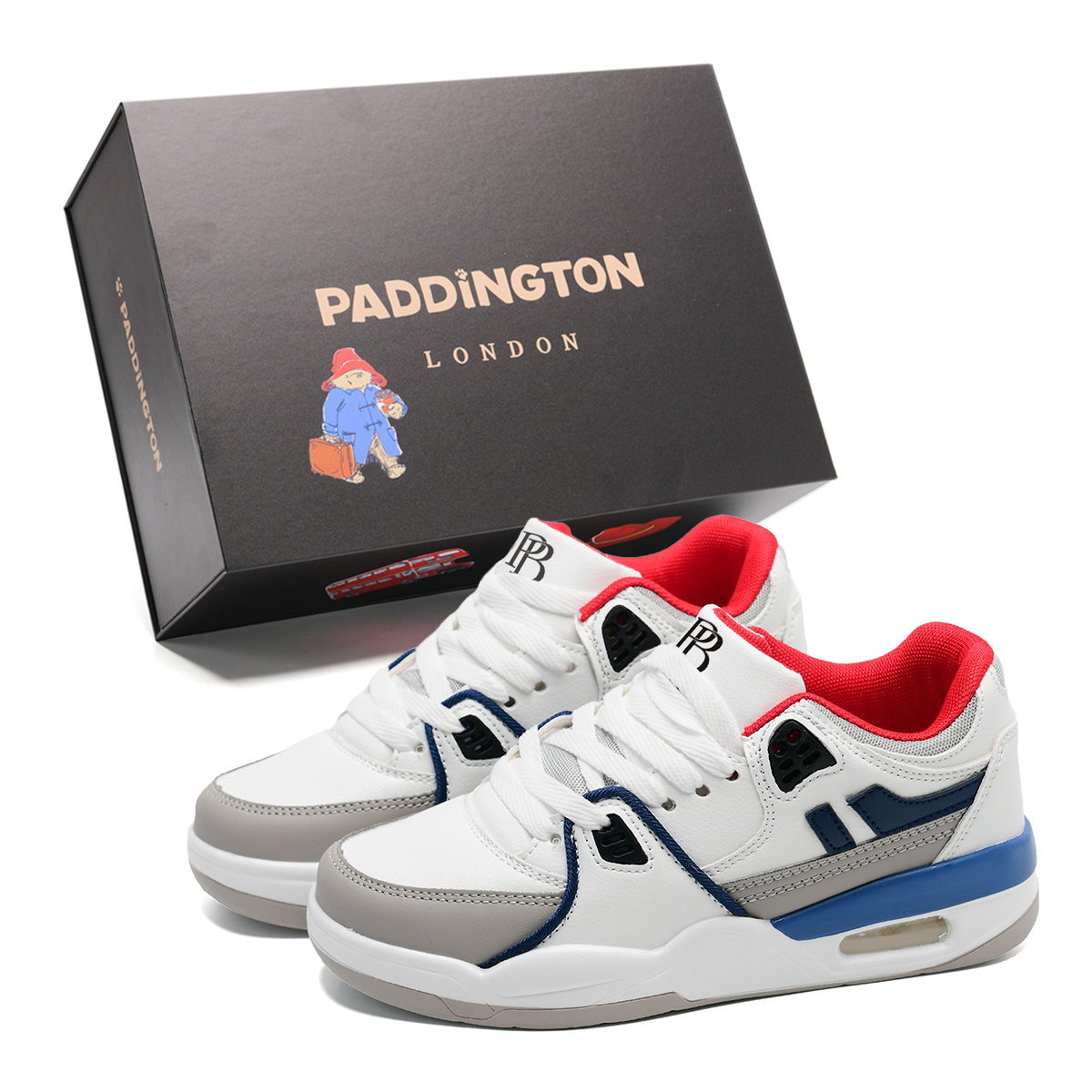 Paddington Bears Износостойкие и легкие низкие скейтерские кроссовки унисекс бело-сине-красные, цвет White Blue Red
Paddington Bears Износостойкие и легкие низкие скейтерские кроссовки унисекс бело-сине-красные, цвет White Blue Red