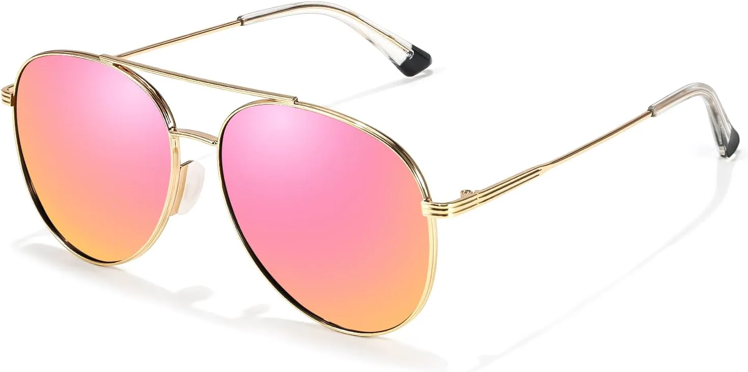 Солнцезащитные очки-авиаторы SODQW без спутывания линз для женщин, поляризованные, с защитой от УФ-излучения, модные очки 2026 года, A03- Gold/Purple Red
Солнцезащитные очки-авиаторы SODQW без спутывания линз для женщин, поляризованные, с защитой от УФ-излучения, модные очки 2026 года, A03- Gold/Purple Red